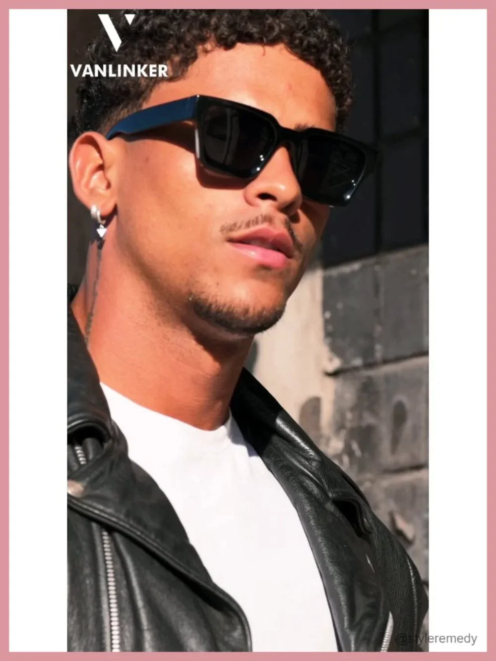 Thick Square Retro Sunglasses UV400 Protection